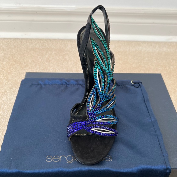 Sergio Rossi Floral embellished Sandals - Picture 5 of 9